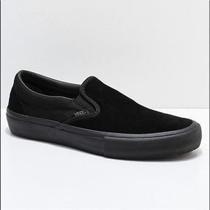*Brand New* Vans Slip-On Pro Black Suede